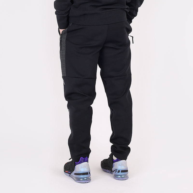 мужские черные брюки Jordan Air Fleece Pants CV3172-010 - цена, описание, фото 5